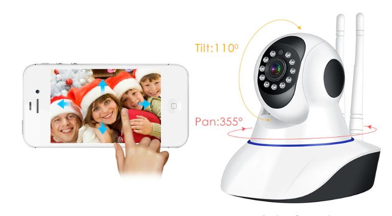 720P/1080P/1536P wireless Home Security Camera