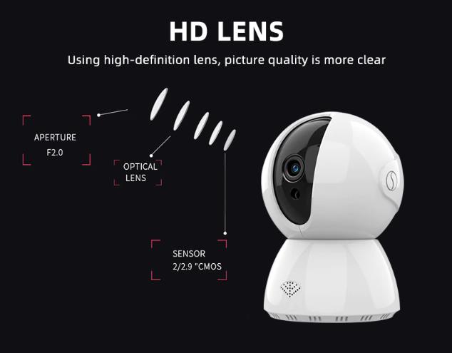 720P/1080P wireless Home Security Camera