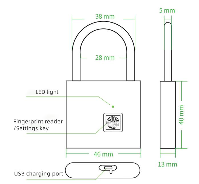 Keyless Smart Door Lock with fingerprint sensor