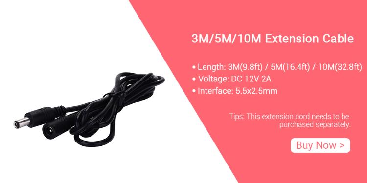 Power Extension Cable for Security Camera