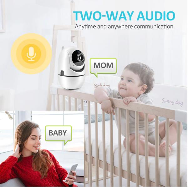 Night Vision Auto Tracking indoor Security Camera