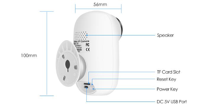 Weatherproof outdoor solar powered Security Camera