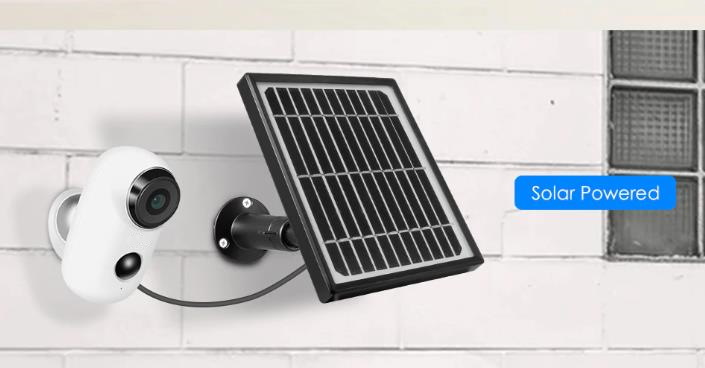 Weatherproof outdoor solar powered Security Camera